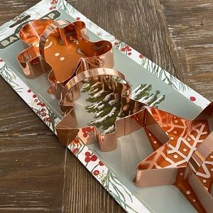 Copper Christmas Cookie Cutters